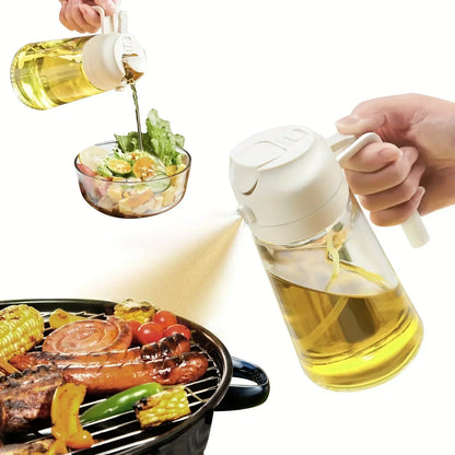 2-in-1 Kitchen Oil Sprayer Multiuse Dispenser