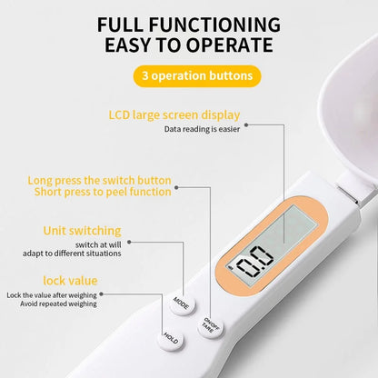 Electronic Kitchen Scale Spoon