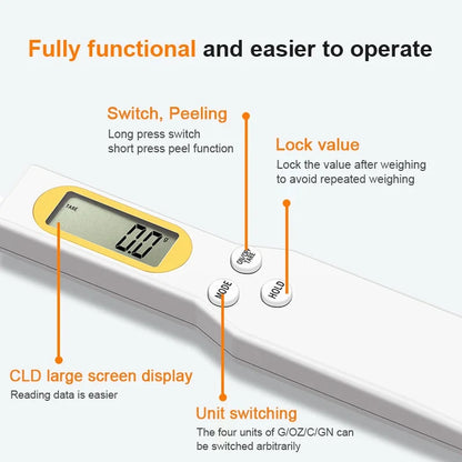 Electronic Kitchen Scale Spoon