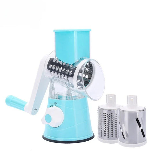 3 in 1 Rotary Cheese Grater Vegetable Slicer