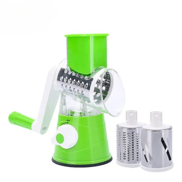 3 in 1 Rotary Cheese Grater Vegetable Slicer