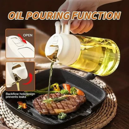 2-in-1 Kitchen Oil Sprayer Multiuse Dispenser