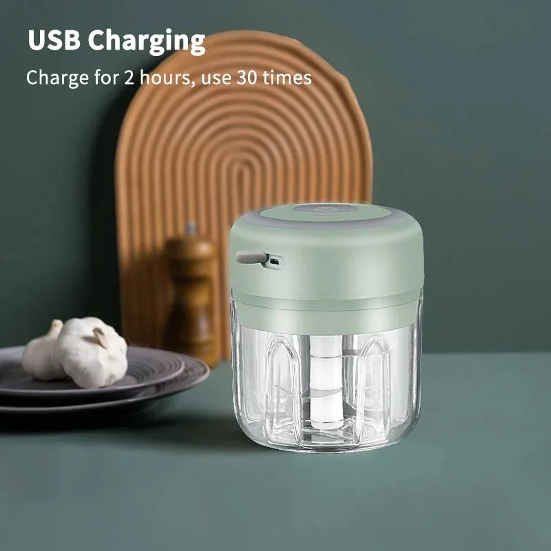 Portable Mini Electric Vegetable Chopper - 1 Count