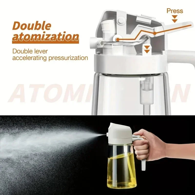 2-in-1 Kitchen Oil Sprayer Multiuse Dispenser